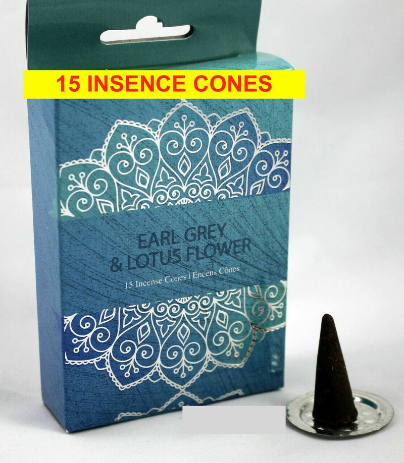 15 Cones Pack Incense Home Fragrance Joss Sticks Meditation Various Scents