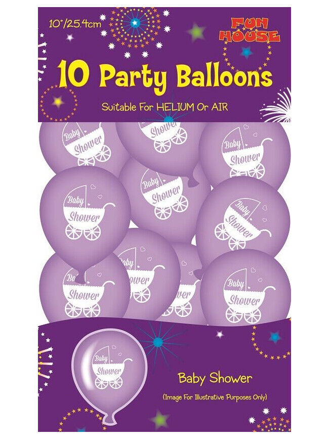 BABY GENDER REVEAL SHOWER Latex BALLOONS Unisex Girl / Boy Party Decorations