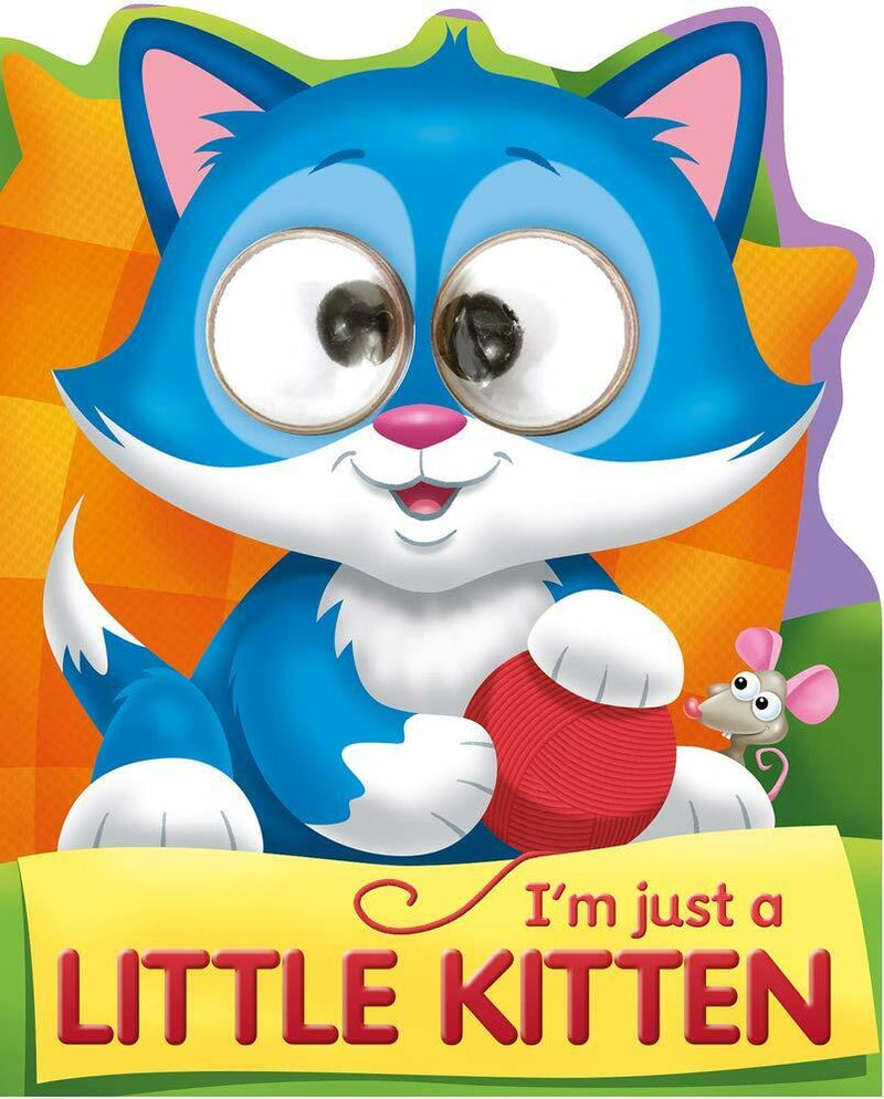 I'm Just a...Fish,Puppy, Kitten,Bird Googley-Eyed Board Books Kids Toddlers