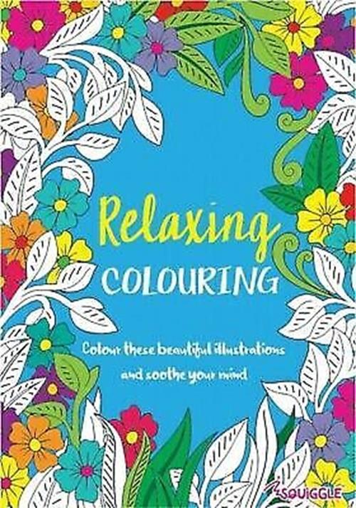 ADULT COLOURING BOOK Spiral Mindfulness Relaxing Anti-Stress RELAXATION BOOKS