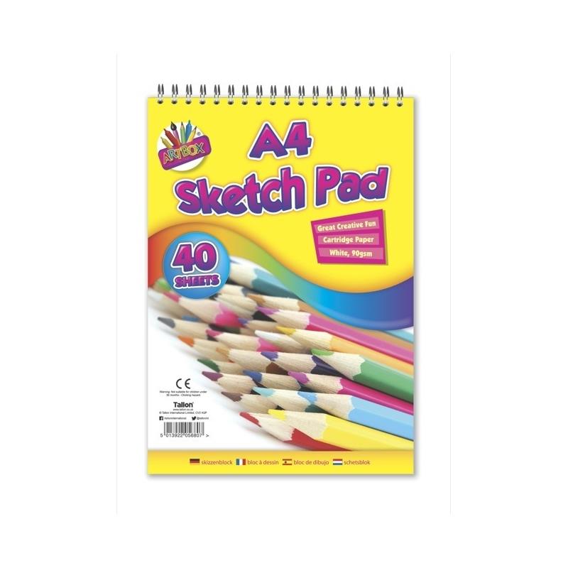 A3 A4 Sketch Sketching Pad Book White Paper Artist Drawing Doodling Art Craft 90