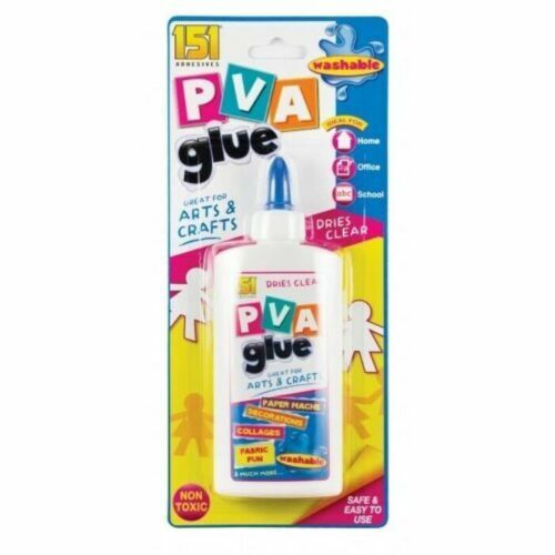 151 Safe Clear Glue & PVA Glues Non Toxic  School Art Craft Adhesive Stationery