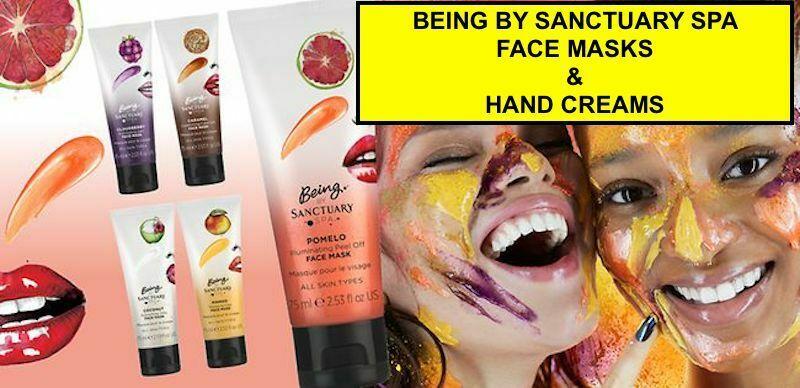 Being by Sanctuary Spa Hydrating Face Masks | Hand Creams 75ml