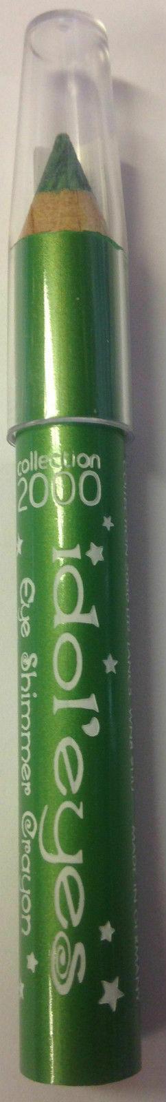 COLLECTION 2000 IDOL EYE SHIMMER CRAYON PENCIL LINER GREEN SILVER BLACK BLUE