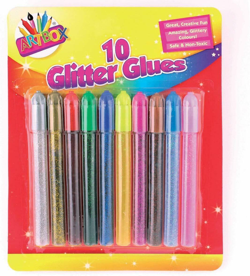 Artbox - Glitter Tubes Glitter Glue for all ARTS CRAFTS PARTY FUN CREATIVE