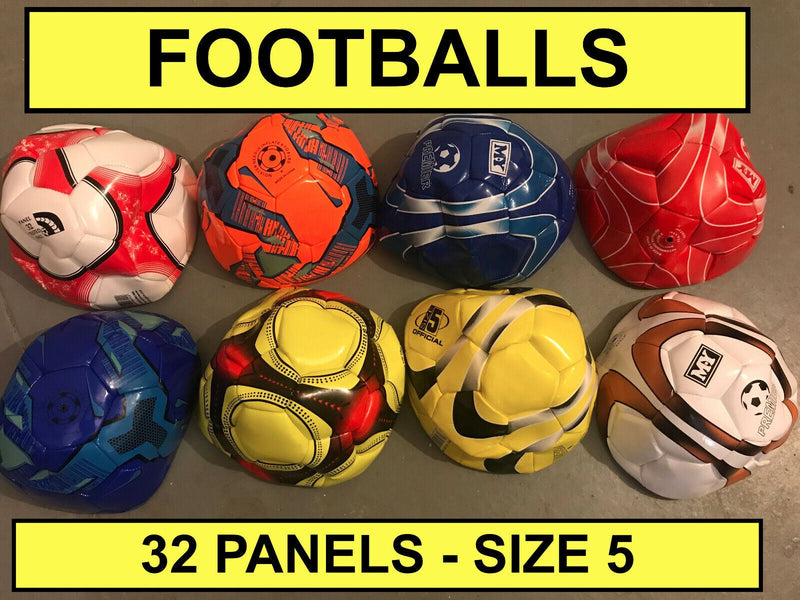 1x PU Leather Stitched Football Soccer Ball 32 Panel Size 5 Summer Garden Toys