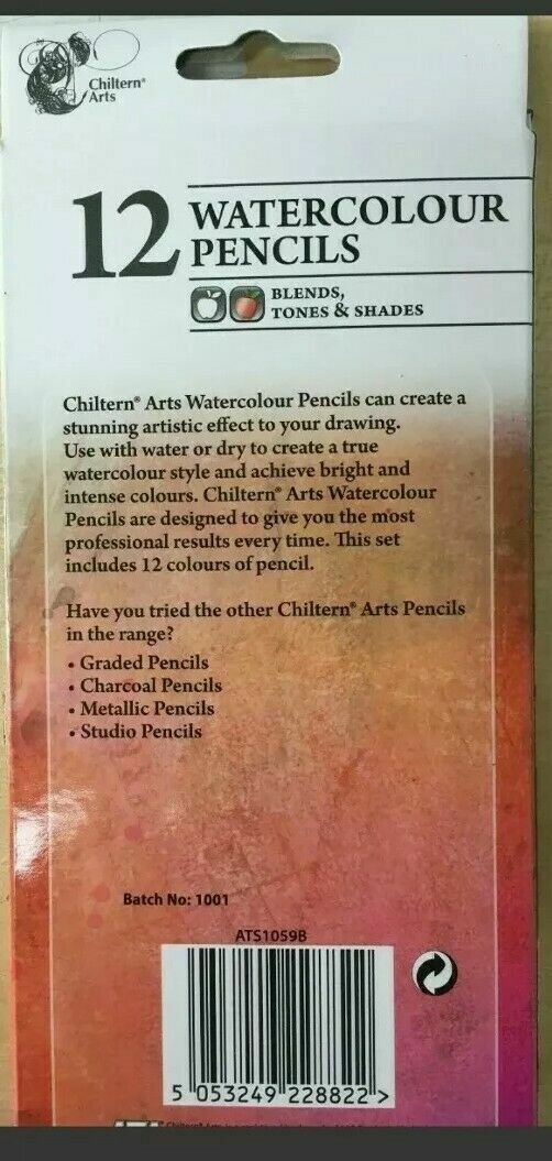 12 Watercolour Pencils Stunning Effects Artwork Chiltern Arts Drawing