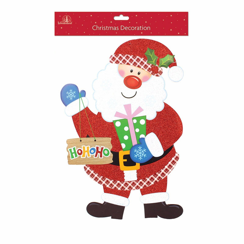 Christmas Decor Cute Design Glitter Board Hanging Decoration 10 Designs