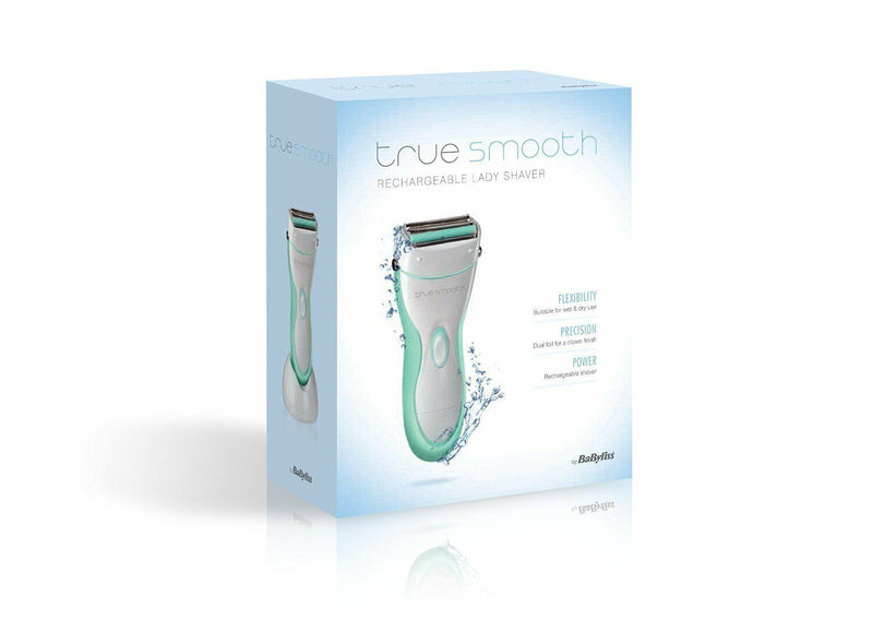 Babyliss 8770BU True Smooth Wet/Dry Rechargeable Ladies Shaver Hair Removal