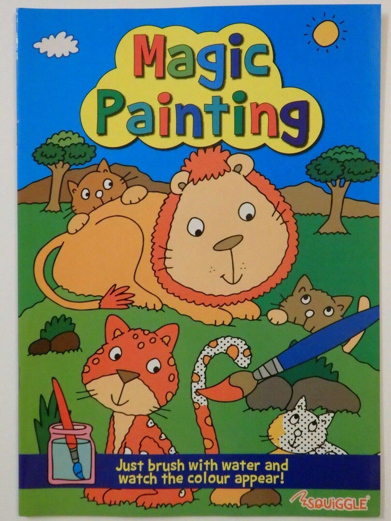 Children's Magic Painting Book  Colouring Activity Fun Learning Book