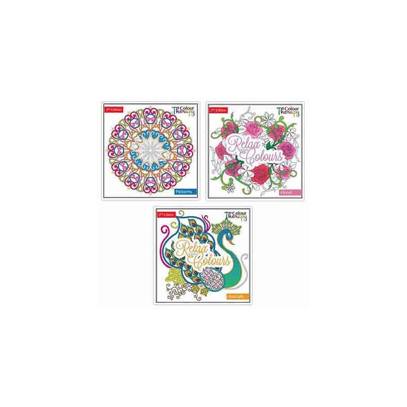 ADULT COLOURING BOOK Spiral Mindfulness Relaxing Anti-Stress RELAXATION BOOKS