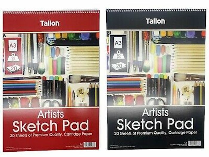 A3 A4 Sketch Sketching Pad Book White Paper Artist Drawing Doodling Art Craft 90