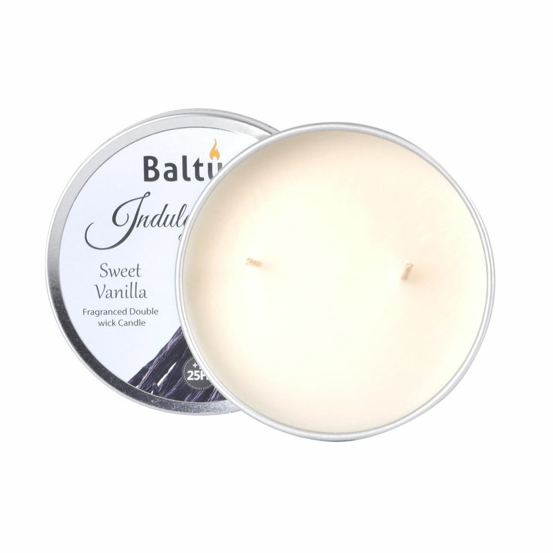 Baltus 25 Hour Scented 2 Wick Candle In Tin ** CHOICE OF SCENTS***