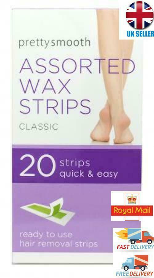 20 Assorted Beauty Legs and Body Face Bikini Ready to Use Wax Waxing Strips