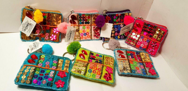 Childrens Kids Ladies Small Coin Cards Purse  Cute Tic Tac Purse Sequence Charac