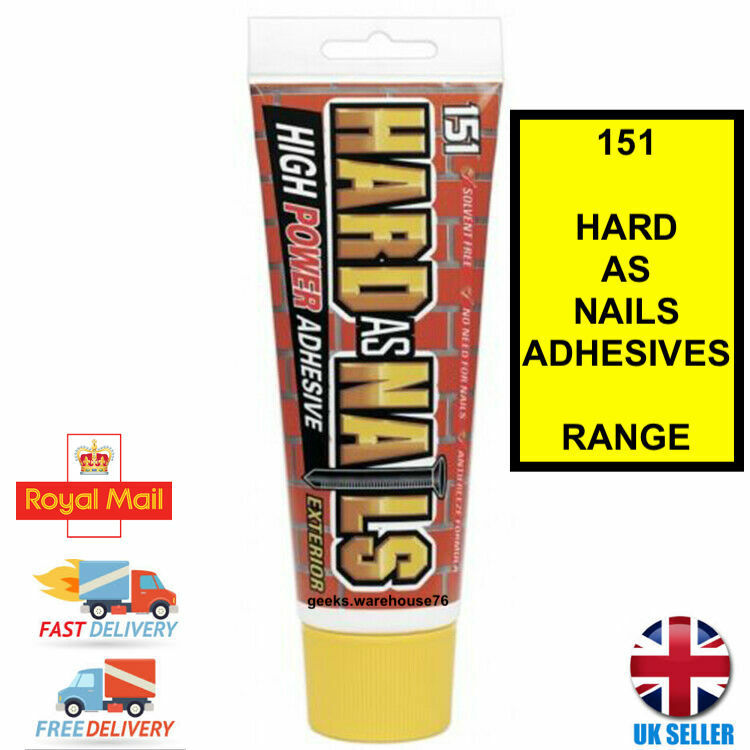 151 Hard as Nails High Power Adhesive Tubes 180ml