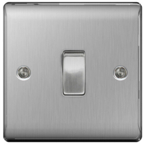 BG Nexus Brushed Steel Satin Chrome Light Switches  & Sockes Range