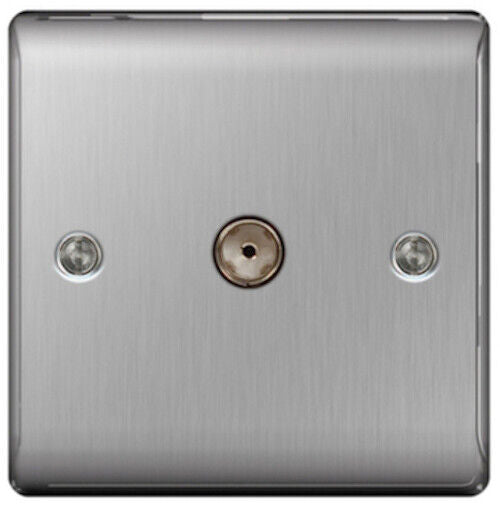 BG Nexus Brushed Steel Satin Chrome Light Switches  & Sockes Range