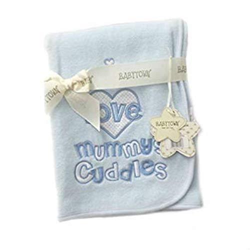 Babytown Soft Fleece New Baby Girl/Boy Pram Blanket I Love Mummys Cuddles