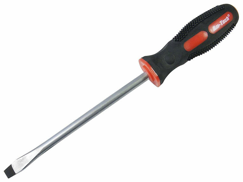 Amtech Tools No3 L0075 Slotted Drive Magnetised Screwdriver One Size 8mm x 150mm