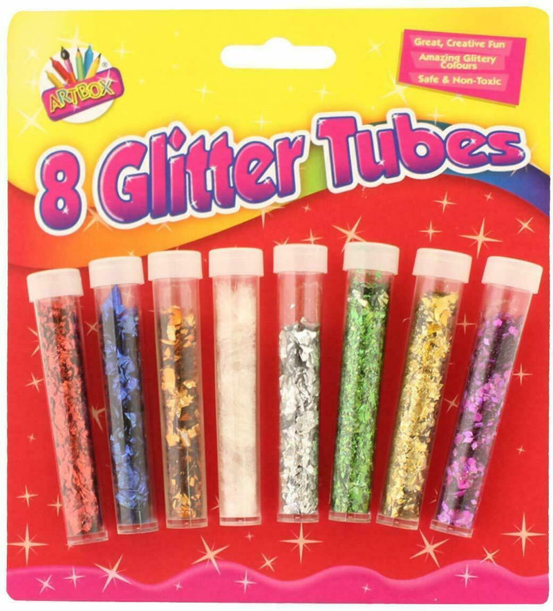 Artbox - Glitter Tubes Glitter Glue for all ARTS CRAFTS PARTY FUN CREATIVE